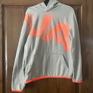Under Armour Boys Hoodie Gray Large